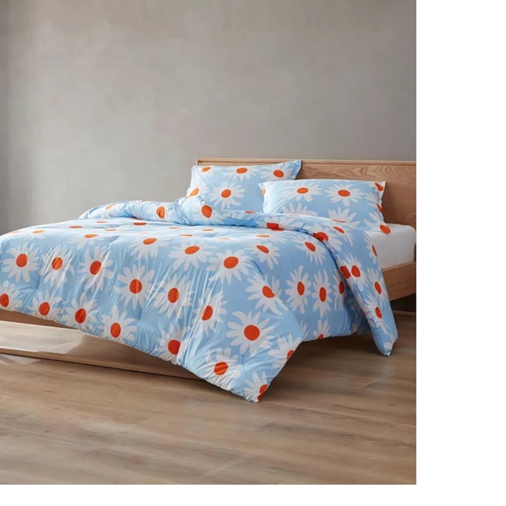 Marimekko Rakastaa Ei Rakasta Cotton 3-Pc. Duvet Cover Set, Full/Queen